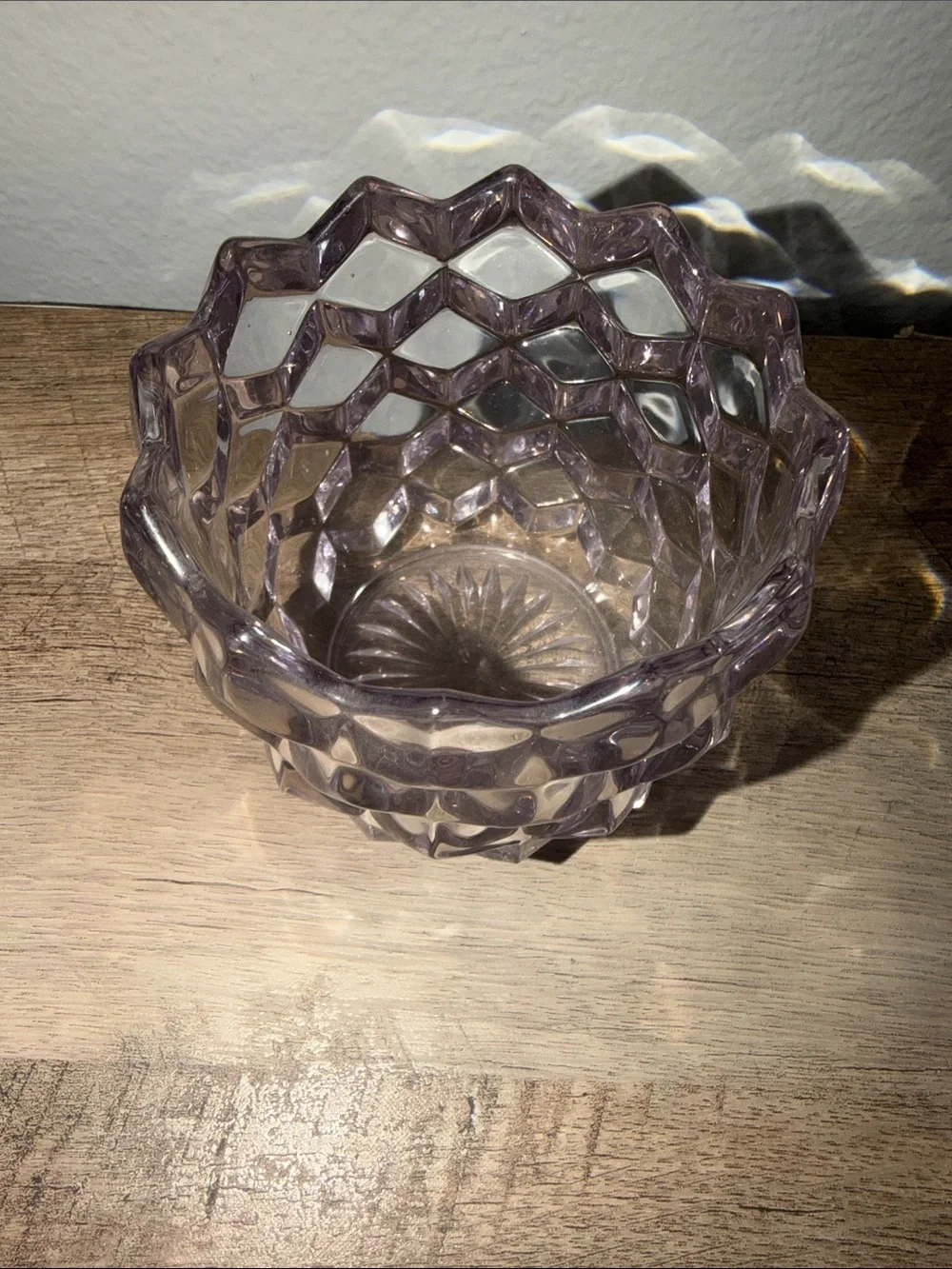 Vintage Decorative Textured Glass